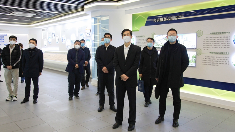 珠海市、杭州市科協領導到浙農科創園參觀考察